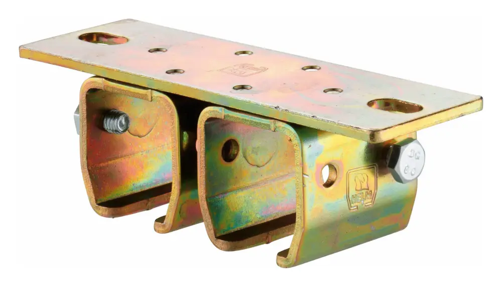 Helm 402 D Doppeldecken- muffe galvanisch verzum 60 mm Rabatt