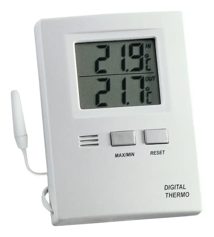 Günstig TFA Thermometer Maxima-Minima Elektrisch, Kunststoff, weiß