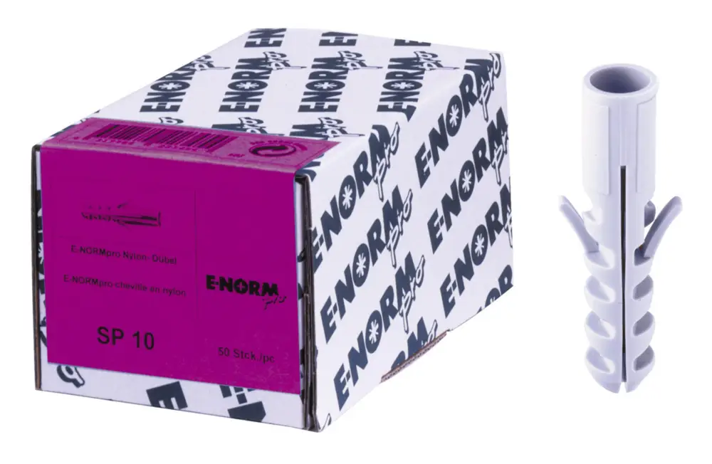 Top-Seller E-NORMpro Nylondübel SP 8(Verpackungseinheit: 100Stück)