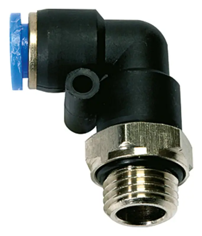 Nur Für Kurze Zeit Riegler L-Steckverschraubung Blaue Serie G1/4" Außengewinde Kunststoff D6