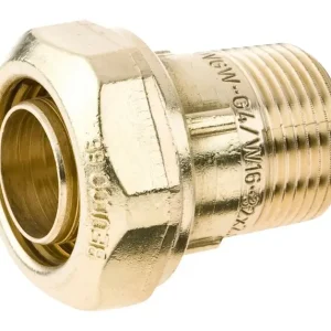 Beulco PE-Übergangsstück 6601 MS, 1/2" AG, 20 x 1,9/2 mm, Stützrohr fest Preisreduziert