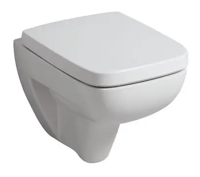 Wochenendangebot Geberit Renova Plan WC-Sitz Scharniere: Metall - Weiß Alpin
