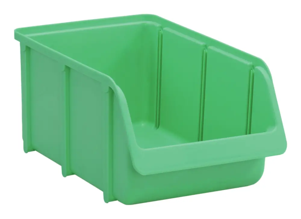 Zertifiziert Hünersdorff Sichtbox grün Größe 4 B207xH155xT332 mm