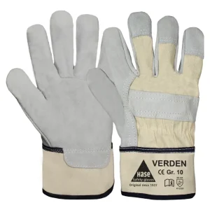 Knallerangebot Hase Safety Handschuh Verden Spaltleder Größe 10 grau MW(Verpackungseinheit: 12Paar)