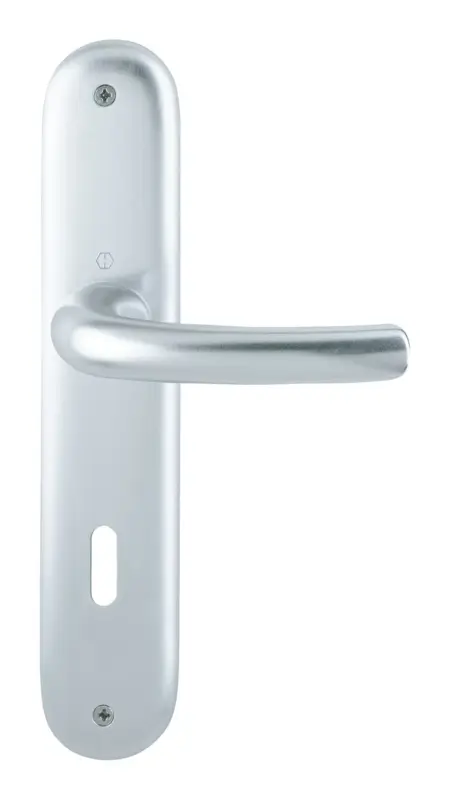 Hoppe Zimmertür-Langschildgarnitur 1710 / 273 P F1 OB72 mit Schnellstift Heißes Angebot