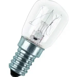 Beliebt Ledvance Röhrenlampe 15W klar E14 230V Ø26x57mm 65mA geeignet für Kühlschrank
