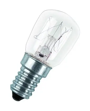 Beliebt Ledvance Röhrenlampe 15W klar E14 230V Ø26x57mm 65mA geeignet für Kühlschrank