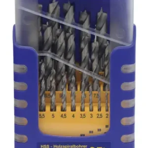 Preis Gesenkt Fisch Holzspiralbohrer HSS Set 25tlg. 1 - 13 mm