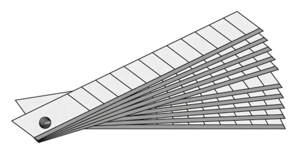 Begrenztes Angebot Lutz Blades Abbrechklinge 9 mm a 10 Stück