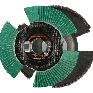 Mega-Angebot Rhodius VISION COOL Lamellenschleifscheibe - 125 x 22,23 mm - P80