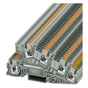 Phoenix Reihenklemme 0-4qmm 3Etagen grau 24A Hutschiene 35mm Finale Aktion
