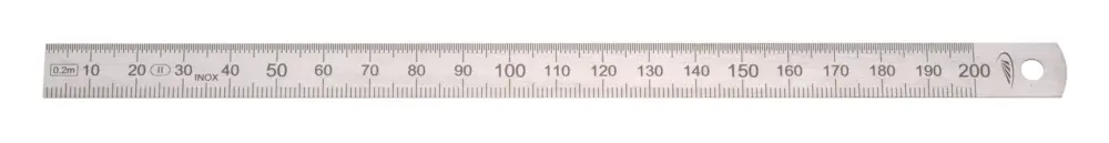 Helios Preisser Biegsamer Stahlmaßstab 150 x 13 x 0,5 mm 1/2 Online Kaufen