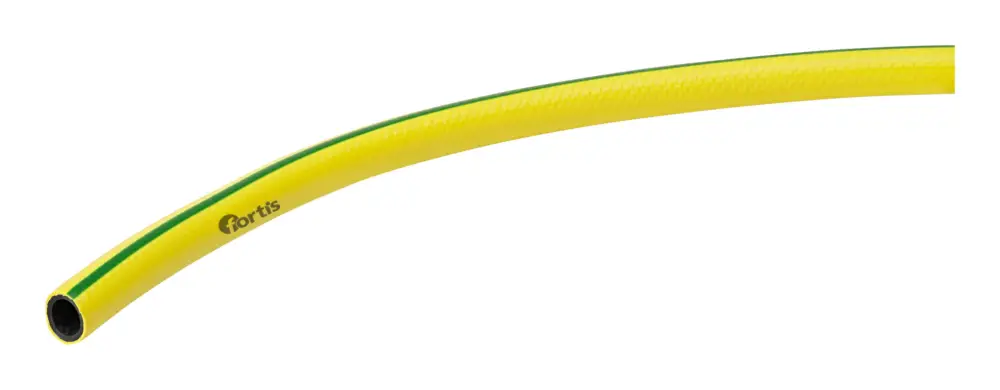 Aktuell Fortis Wasserschlauch PVC, gelb/grün, 12,5 x 2,3 mm, 50m(Verpackungseinheit: 50Meter)