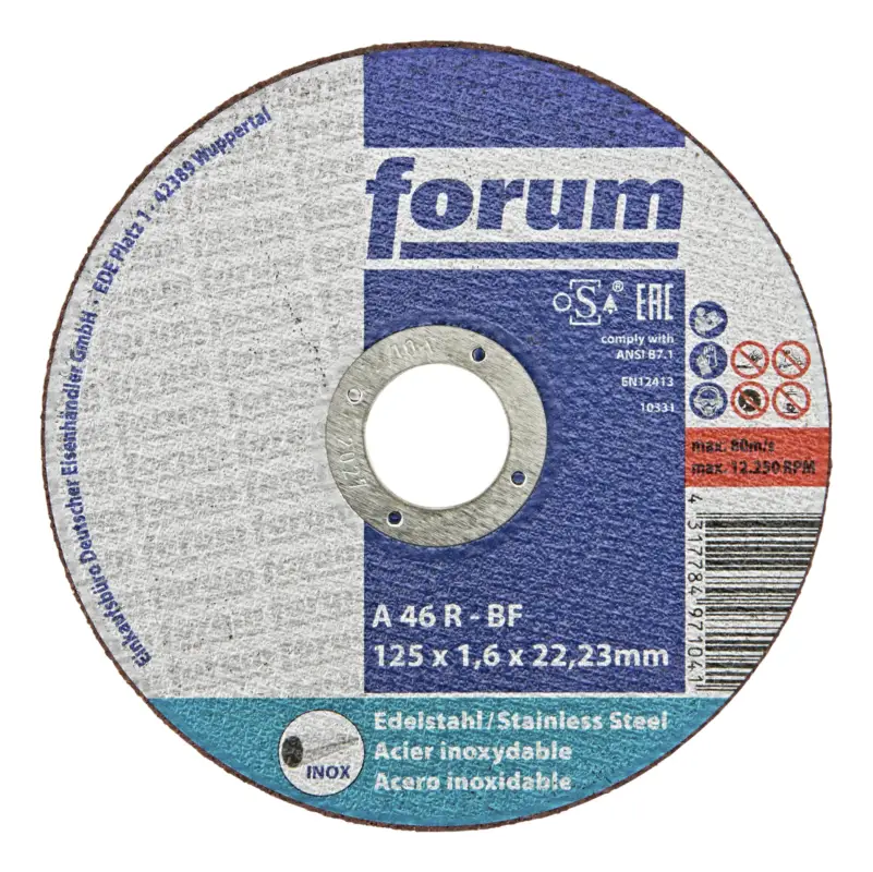 Echt Forum Trennscheibe INOX 125 x 1,6 mm, T41 gerade