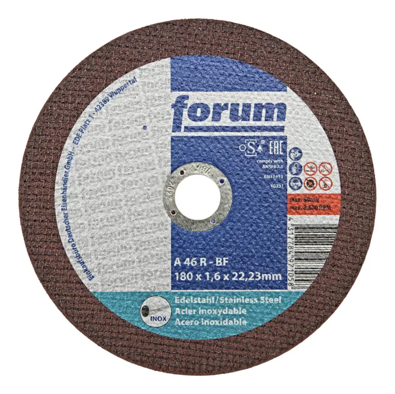 Direktkauf Forum Trennscheibe INOX 180 x 1,6 mm, T41 gerade