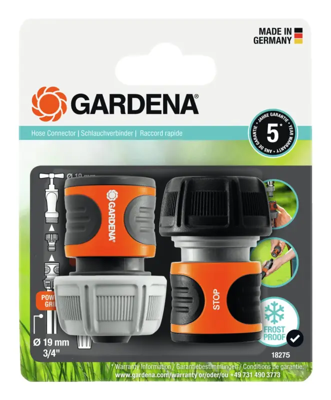 Gardena Schlauchverbinder-Satz 19 mm (3/4")(Verpackungseinheit: 6Stück) Neue Kollektion