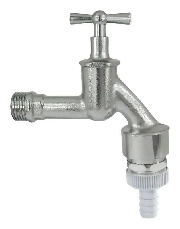 Geka Wasserhahn 1/2"-AG G1/2MS Cr matt mit Rohrbelüfter(Verpackungseinheit: 5Stück) Nur Heute