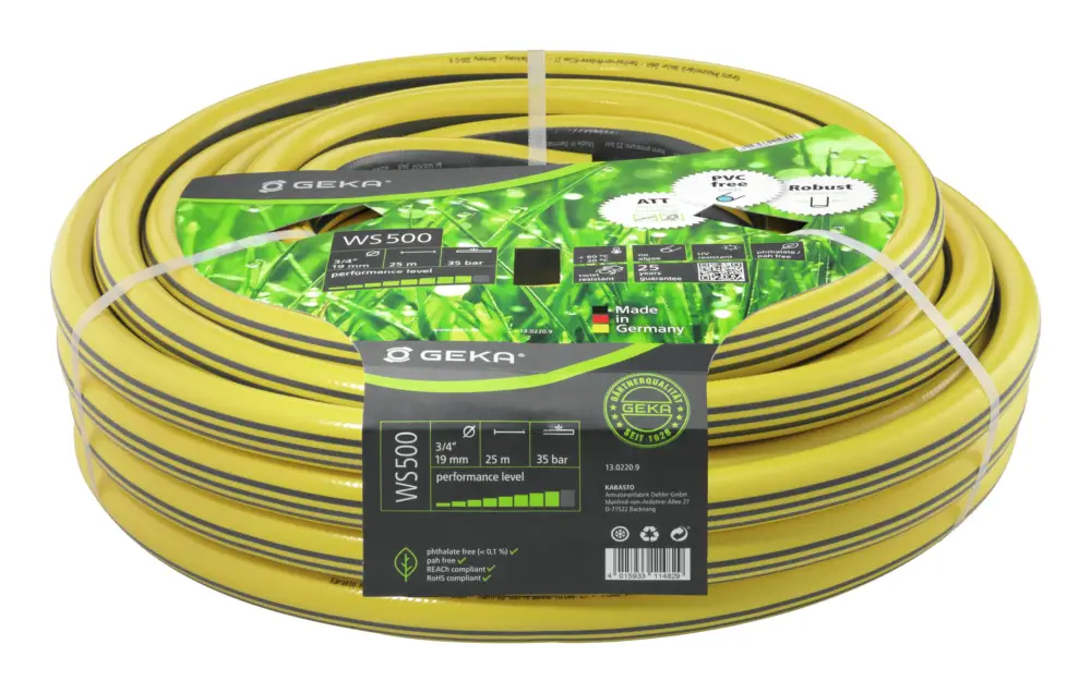 Sofort Bestellen Geka plus Wasserschlauch WS500 3/4"/19 mm 25 m