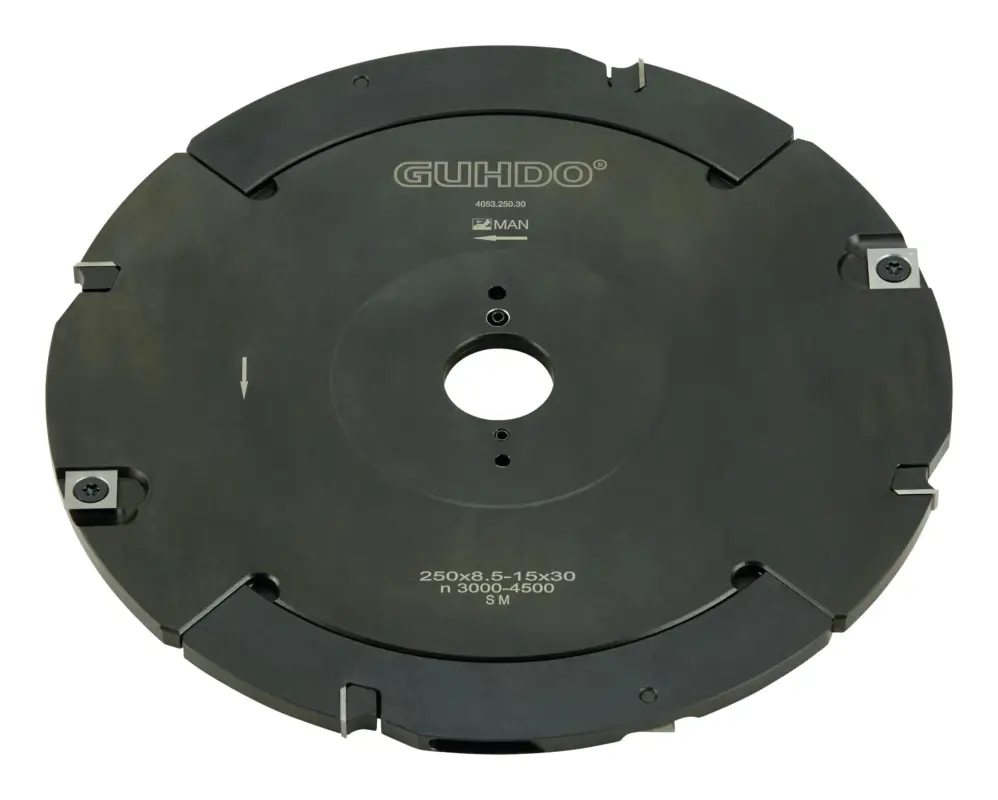 Rabatt Guhdo HW-Wendeplatten-Verstellschlitzfräser Z4 V4 D250mm 8,5-15 mm