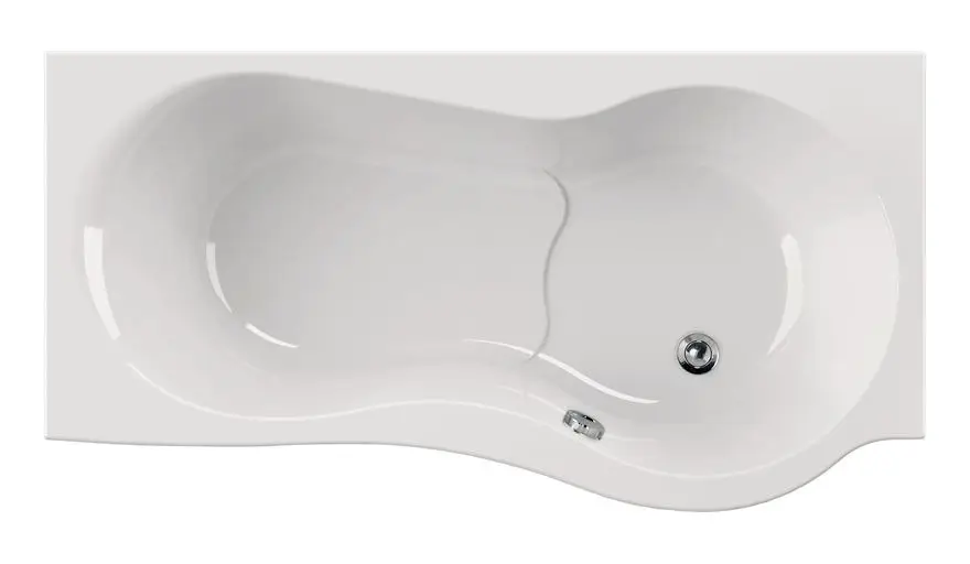 Schnäppchen Schröder Wannentechnik Flore Kombibadewanne rechts 1700 x 750 mm - Weiß