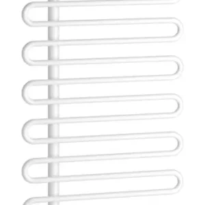 Zertifiziert Kermi Icaro-E Bad- und Wohnheizkörper WRX - Regler Ausführung links 400 x 1421 x 58 mm - Weiß / Weiß