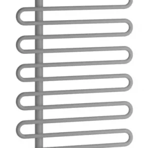 Aktuell Kermi Icaro Bad- und Wohnheizkörper Ausführung links ohne Abdeckung 400 x 1446 x 58 mm - Glanzsilber