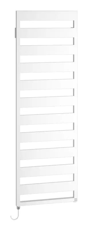 Markenprodukt Kermi Casteo-E Bad- und Wohnheizkörper WRX - Regler Ausführung links 600 x 986 x 30 mm - Weiß / Weiß
