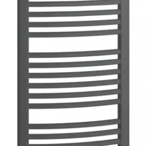 Angebot Kermi Basic R-E Bad- und Wohnheizkörper WRS - Regler Ausführung rechts gebogen 450 x 1448 x 35 mm - Graphit Metallic / Schwarz