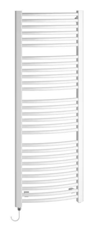 Sonderaktion Kermi Basic R-E Bad- und Wohnheizkörper WRS - Regler Ausführung rechts gebogen 749 x 1770 x 35 mm - Weiß / Weiß