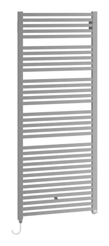 Finale Aktion Kermi Geneo quadris-E Bad- und Wohnheizkörper WRX - Regler Ausführung rechts 896 x 814 x 32 mm - Glanzsilber / Weiß