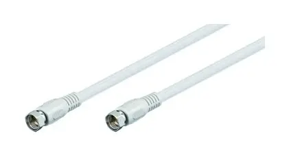 Goobay Koaxkabel mit F Stecker 5m 75 Ohm doppelt geschirmt weiß Direktkauf