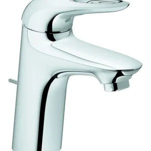 Schneller Versand Grohe Eurostyle Einhand-Waschtischbatterie Wasserführung innenliegend mit Zugstangen-Ablaufgarnitur S-Size - Chrom