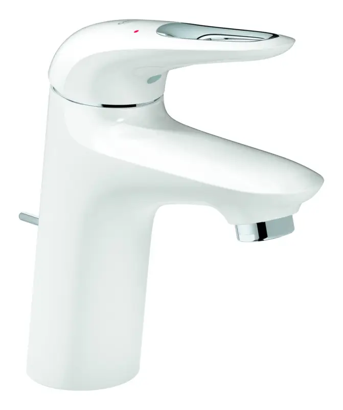 Grohe Eurostyle Einhand-Waschtischbatterie mit Energie-Spar-Funktion mit Zugstangen-Ablaufgarnitur S-Size - Moon White / Chrom Top-Preis
