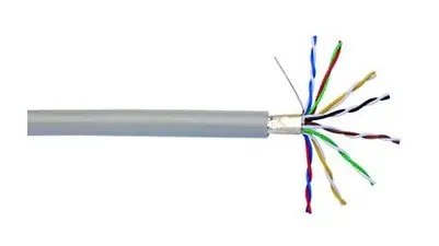 Markenware Fernmeldekabel J-Y(ST)Y2x2x0,8 mm, grau, 250 m(Verpackungseinheit: 250Meter)