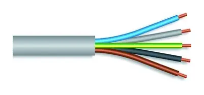 Installationsleitung NYM-J4x10 qmm, grau, 50 m(Verpackungseinheit: 50Meter) Geprüft