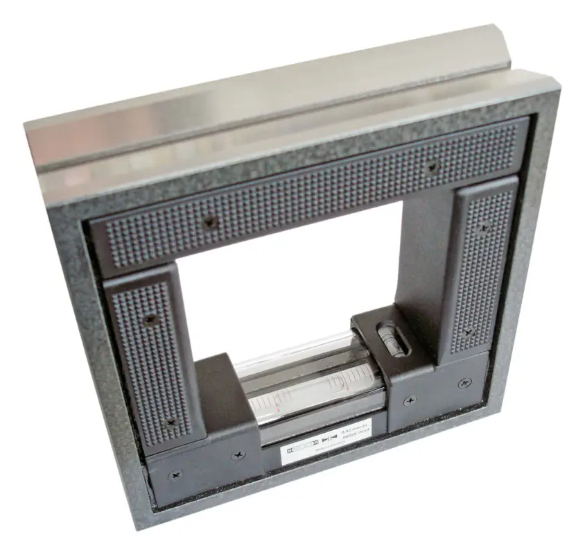 Rabatt Röckle Rahmen-Richtwasserwaage 150 x 150 mm / Genauigkeit 0,02 mm/m