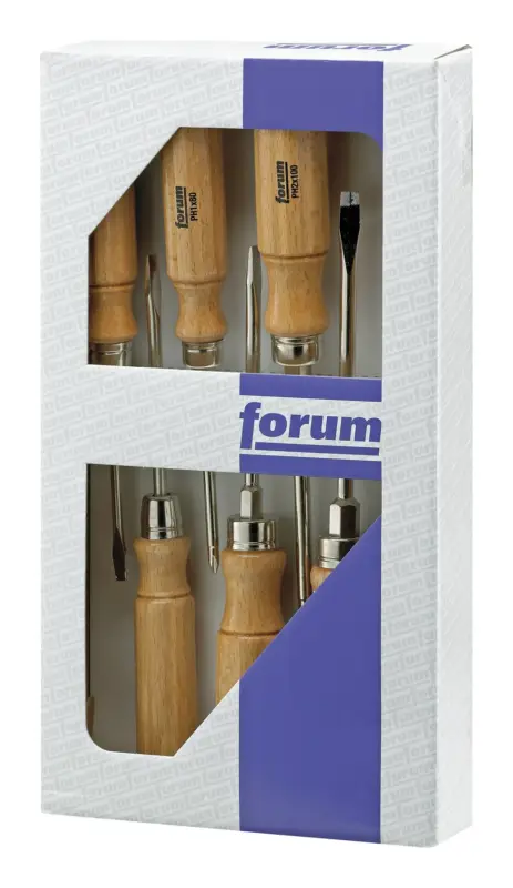 Must-Have Forum Schraubendreher-Satz Holz 7tlg. Schl/PH/Aufr.