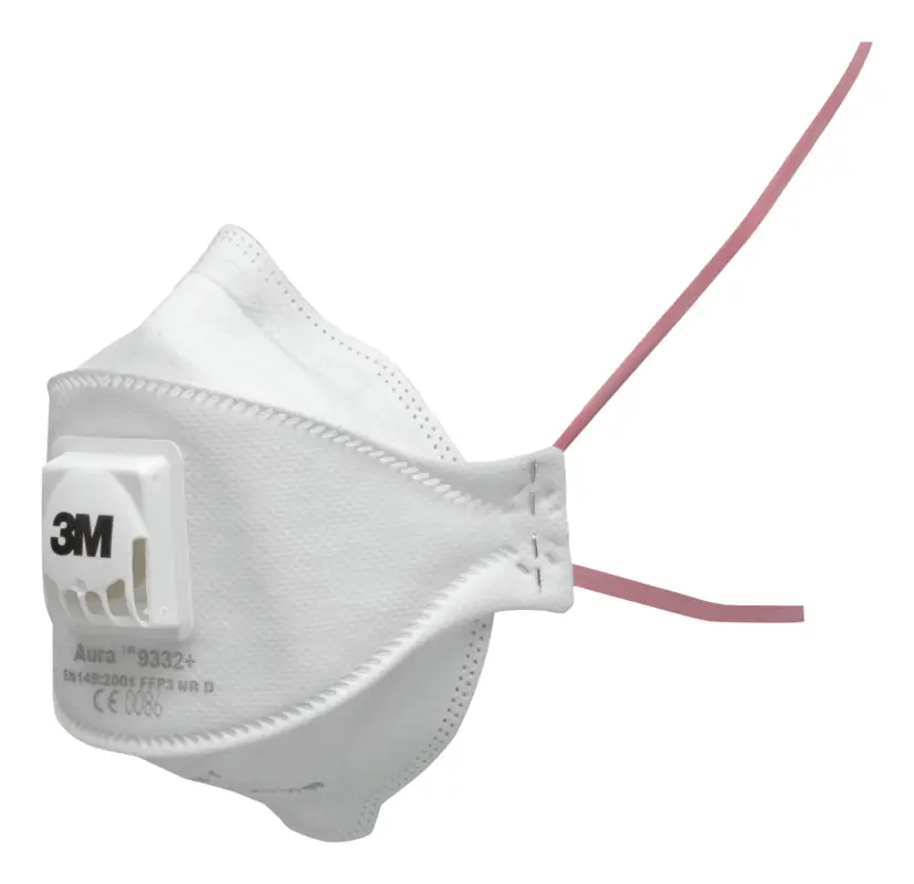 Knallerangebot 3M Feinstaubmaske Aura 9332+, Generation 3, FFP3(Verpackungseinheit: 10Stück)