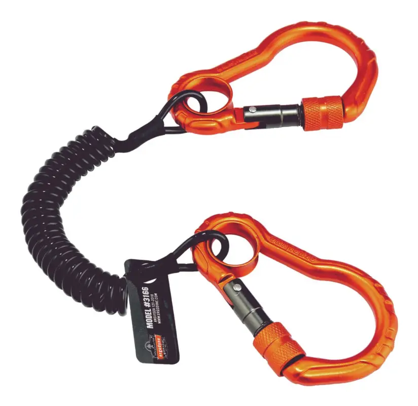 Zertifiziert Ergodyne Werkzeughalter 3166 Doppelkarabiner