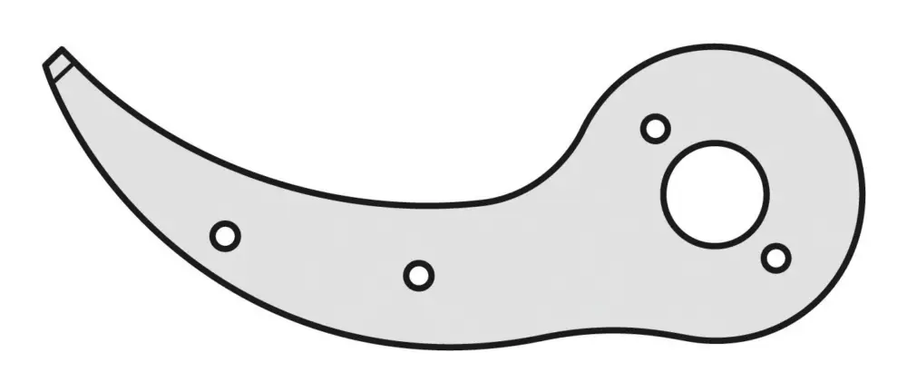 Markenprodukt Felco Ersatz-Gegenklinge mit Nieten