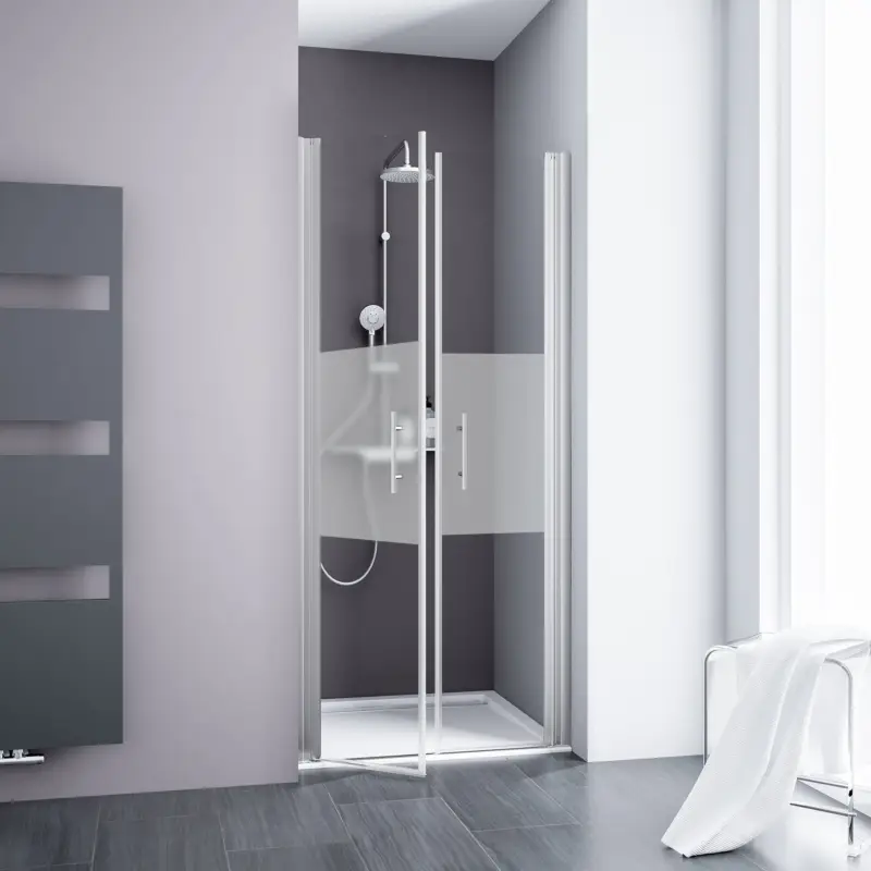 Schulte Alexa Style 2.0 Pendeltür für Nische Dezent Chromoptik 80 cm / 192 cm Sale