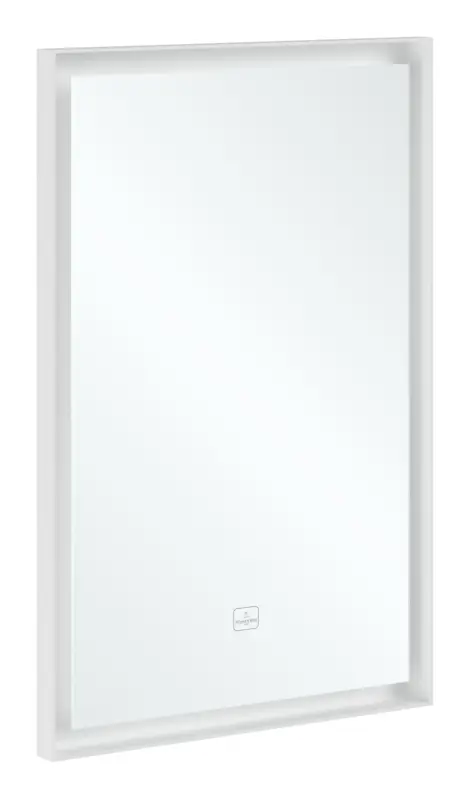 Solange Der Vorrat Reicht Villeroy & Boch Subway 3.0 Spiegel mit Beleuchtung (1x LED) 500 x 750 mm - White Matt