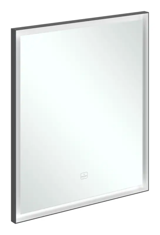 Villeroy & Boch Subway 3.0 Spiegel mit Beleuchtung (1x LED) 650 x 750 mm - Black Matt / White Matt Angebot