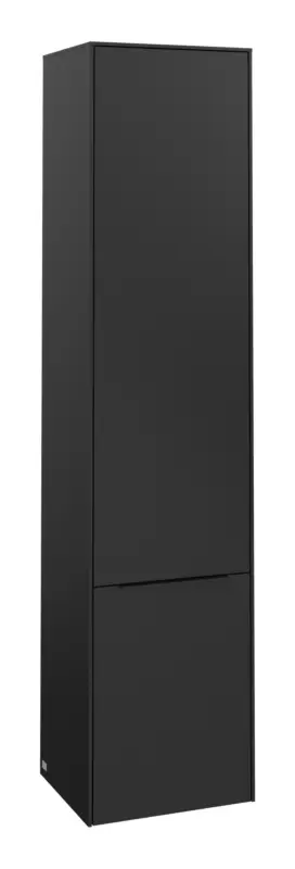 Villeroy & Boch Subway 3.0 Hochschrank 2 Türen Anschlag links 400 x 346 x 1710 mm - Volcano Black / Volcano Black Sofort Bestellen