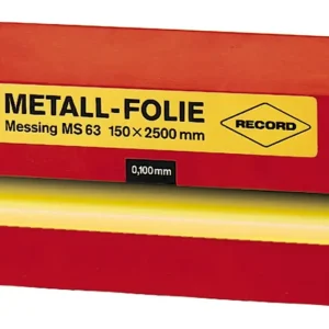 Record Metallfolie Messing 150 x 2500 x 0,075 mm Knallerangebot