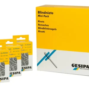 Sonderaktion Gesipa Blindnieten-Mini-Pack Stahl / Stahl 4 x 10 mm