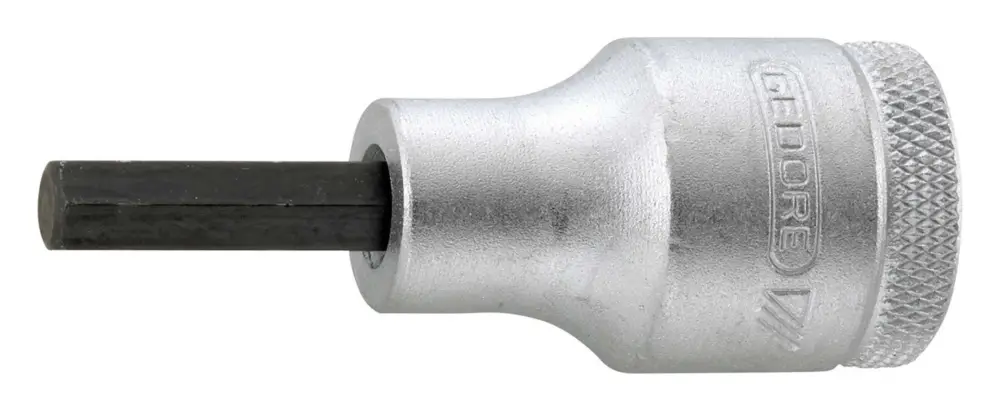 Sale Gedore Schraubendreher-Einsatz 1/2" Größe 4 x 60 mm Innensechskant
