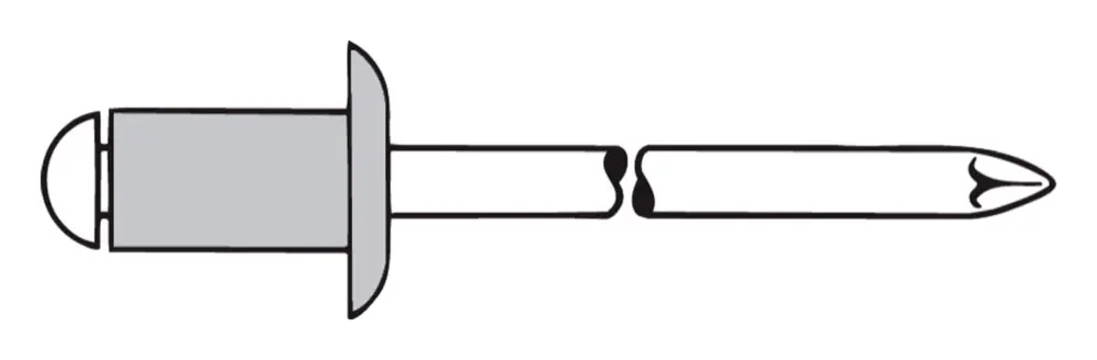 Nur Für Kurze Zeit Gesipa Blindnieten Aluminium / VA Edelstahl Flachrundkopf 3 x 6 mm(Verpackungseinheit: 500Stück)