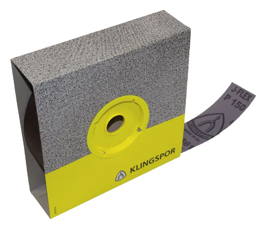 Neuheit Klingspor Schleifleinen-Sparrolle KL361 50 mm K40