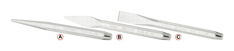 KS Tools Körner, hochglanz verchromt, 8-kant, Ø 5 mm Expressversand